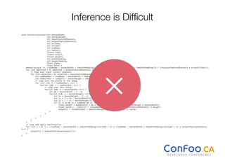 Inference is Difﬁcult
 