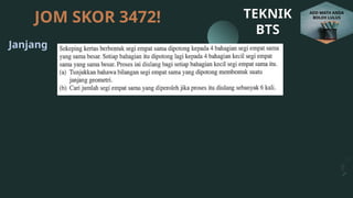Add Math Janjang ADD MATH ANDA BOLEH LULUS ( NOTA, TEKNIK DAN SOALAN).pptx