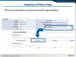 Mapping to Platform Page First use the device summary to find the right platform 