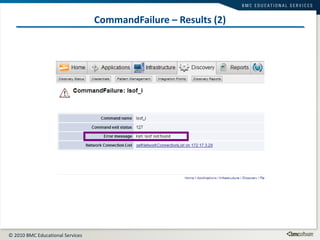 CommandFailure – Results (2) 