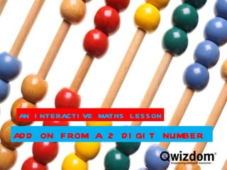 Add on from a 2 digit number b | PPT