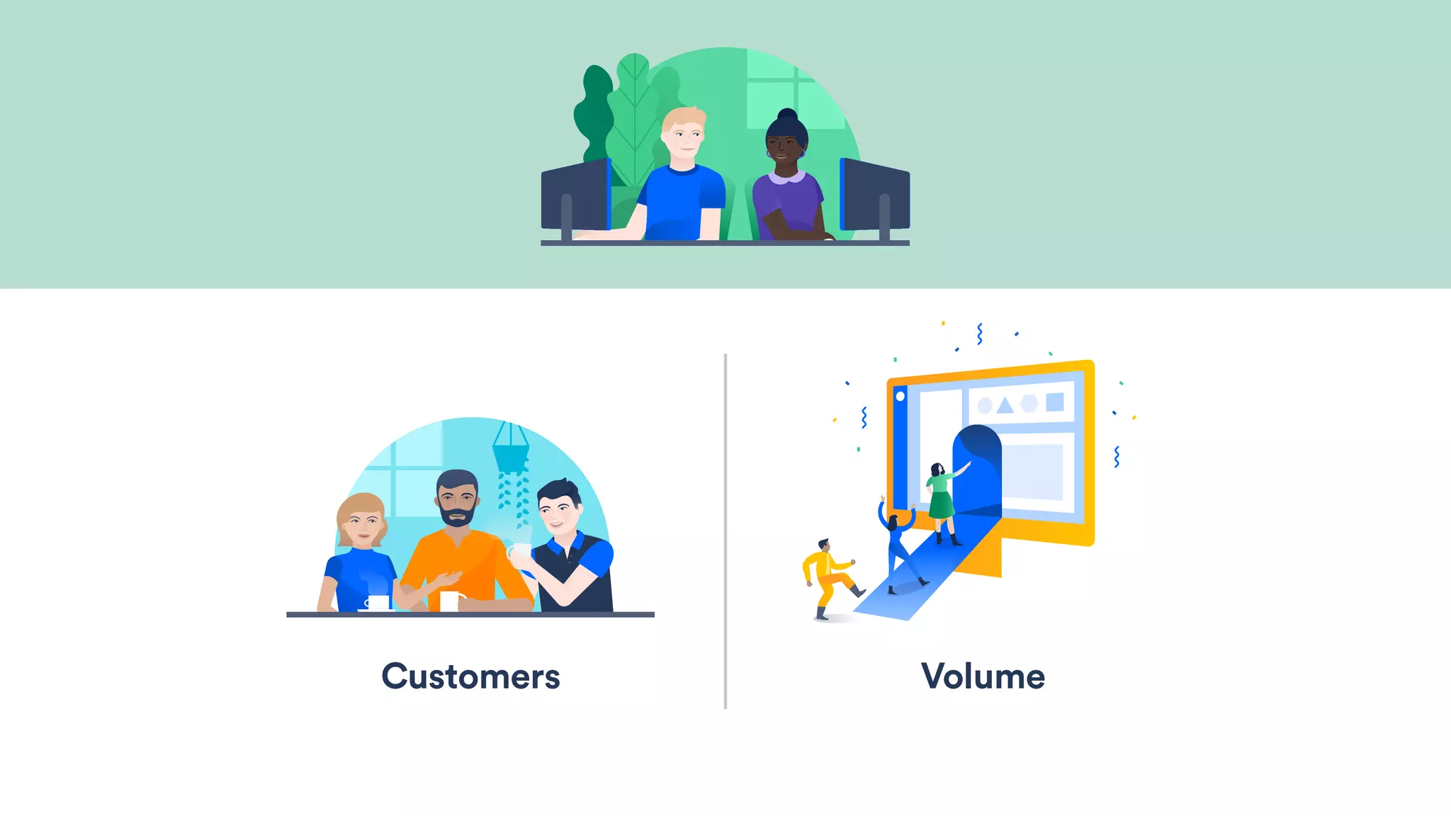 Customers Volume
 