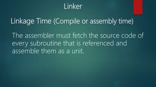 Address Binding (Load time, run time , compile time) | PPTX
