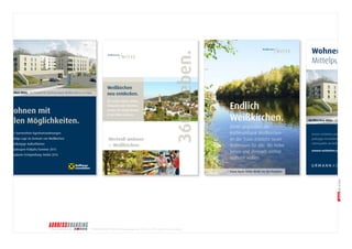 © BRANDS AND FRIENDS Markenmanagement GmbH, Juli 2011, alle Rechte vorbehalten 
urmann-architekten.at 
Urmann Architekten gelingt es, bei ihren großzügige Fensterflächen und offene Lebensqualität und Wohngefühl zu erzeugen. 
Wohnen im 
Mittelpunkt. 
Weißkirchen Mitte - Ein Projekt der Weißkirchen Mitte - Ein Projekt der Raiffeisenbank Weißkirchen a. d. Traun 
Wohnen mit 
allen Möglichkeiten. 
¡ 41 barrierefreie Eigentumswohnungen 
¡ ruhige Lage im Zentrum von Weißkirchen 
¡ großzügige Außenflächen 
¡ Baubeginn Frühjahr/Sommer 2015 
¡ geplante Fertigstellung: Herbst 2016 
Ob Laufen, Biken, Golfen, 
Einkaufen oder Arbeiten. 
Immer alle Möglichkeiten. 
In der Mitte zu Hause. 
Weißkirchen 
neu entdecken. 
Wertvoll wohnen 
in Weißkirchen. 
360° Leben. /MITTE Weißkirchen 
Traun-Auen: Natur direkt vor der Haustüre. 
Direkt gegenüber der 
Raiffeisenbank Weißkirchen 
an der Traun entsteht neuer 
Wohnraum für alle, die Natur 
lieben und dennoch zentral 
wohnen wollen. 
Endlich 
Weißkirchen. 
/MITTE Weißkirchen  