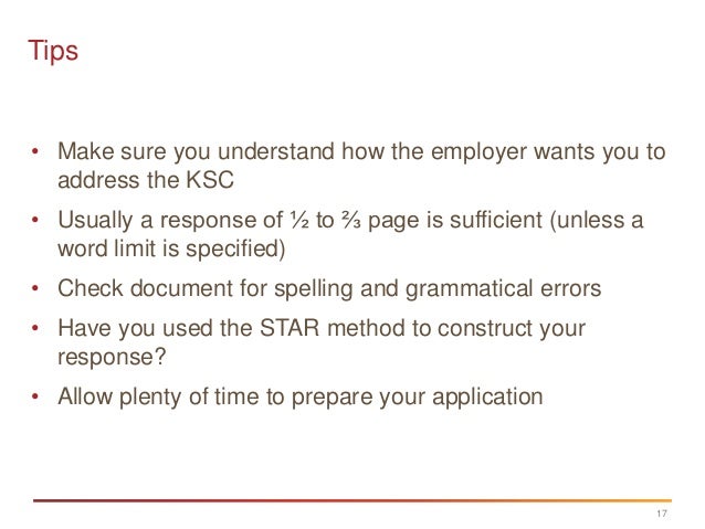 selection criteria cover letters