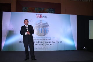 Addressing the audience by Mr. Vishal Dhupar, M.D.-NVIDIA