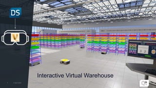 © The Qt Company
5 April 2022
7
Interactive Virtual Warehouse
 