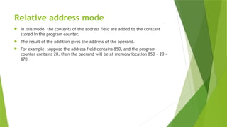 Addressing modes in computer architecture define how the CPU determines ...