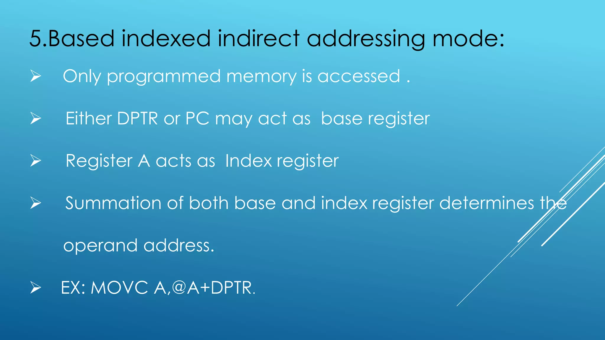 Addressing modes of 8051 | PPT