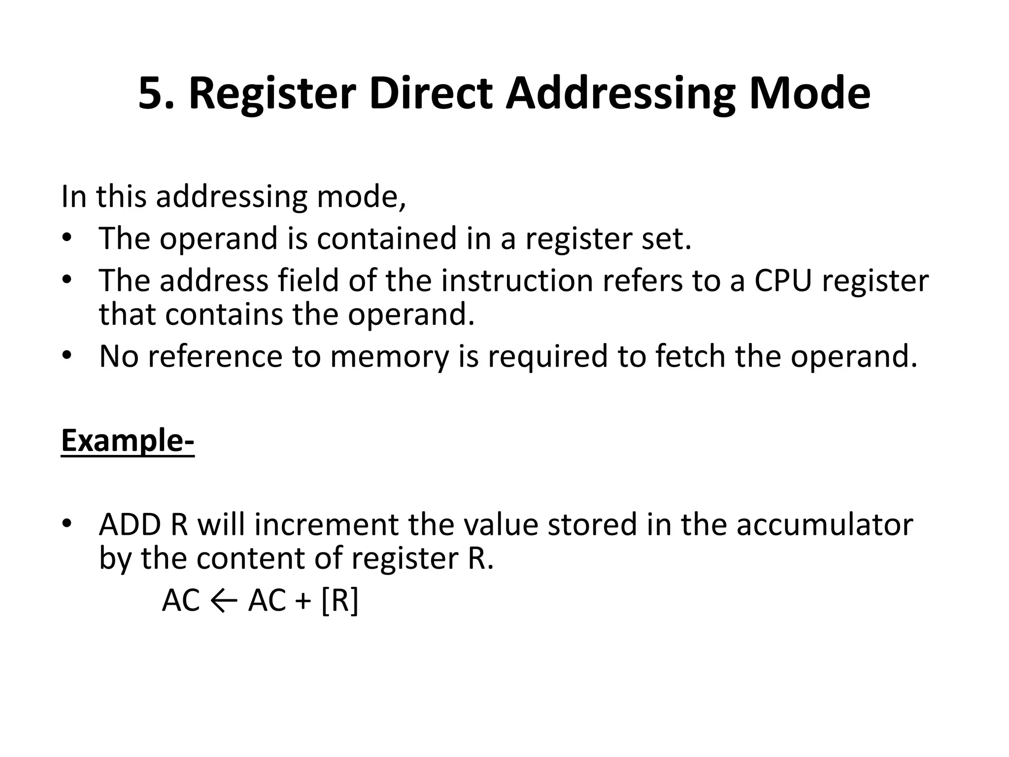 Addressing modes ppt | PPTX
