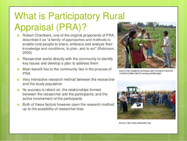 addressing researcher bias in participatory rural appraisal addressing researcher bias in participatory rural appraisal