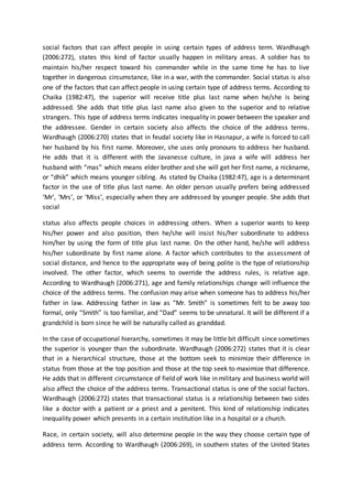 Addressing system | DOCX