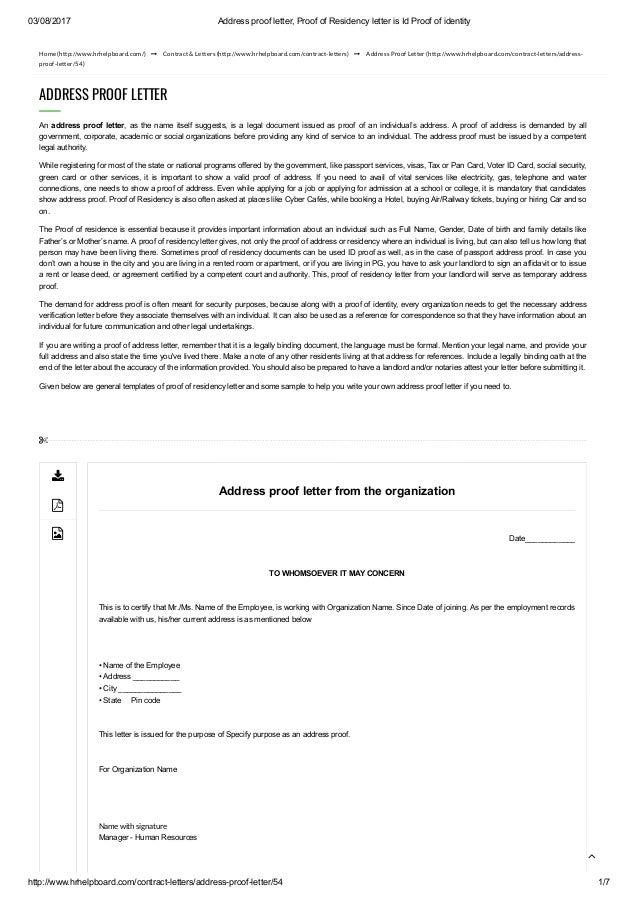 parents letter between agreement two letter residency Address of id proof letter, is proof parents letter between agreement two letter residency Address of id proof letter, is proof