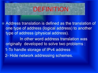 DEFINITION
 