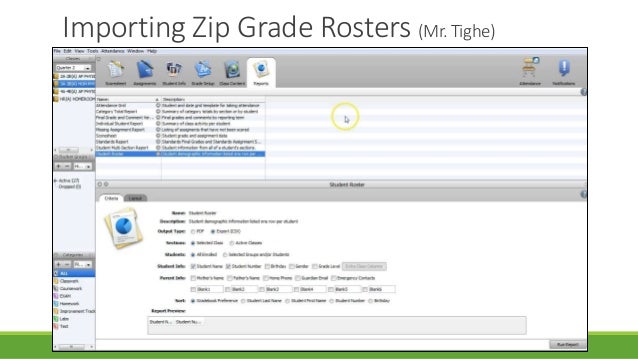 Add some zip grade