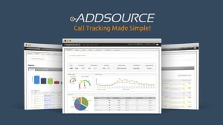 Call Tracking Made Simple!
 