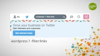 wordpress ? -filter:links
 