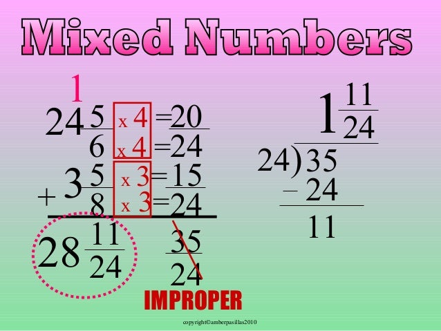 35 To Mixed Number 35 To Mixed Number