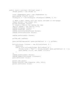Add tab jtabbedpane | PDF