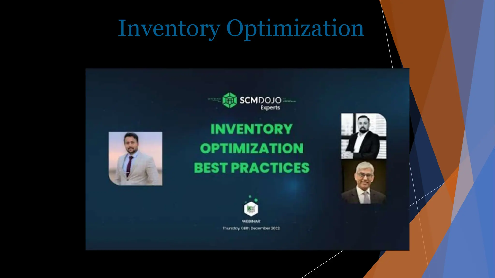 Inventory Optimization
 