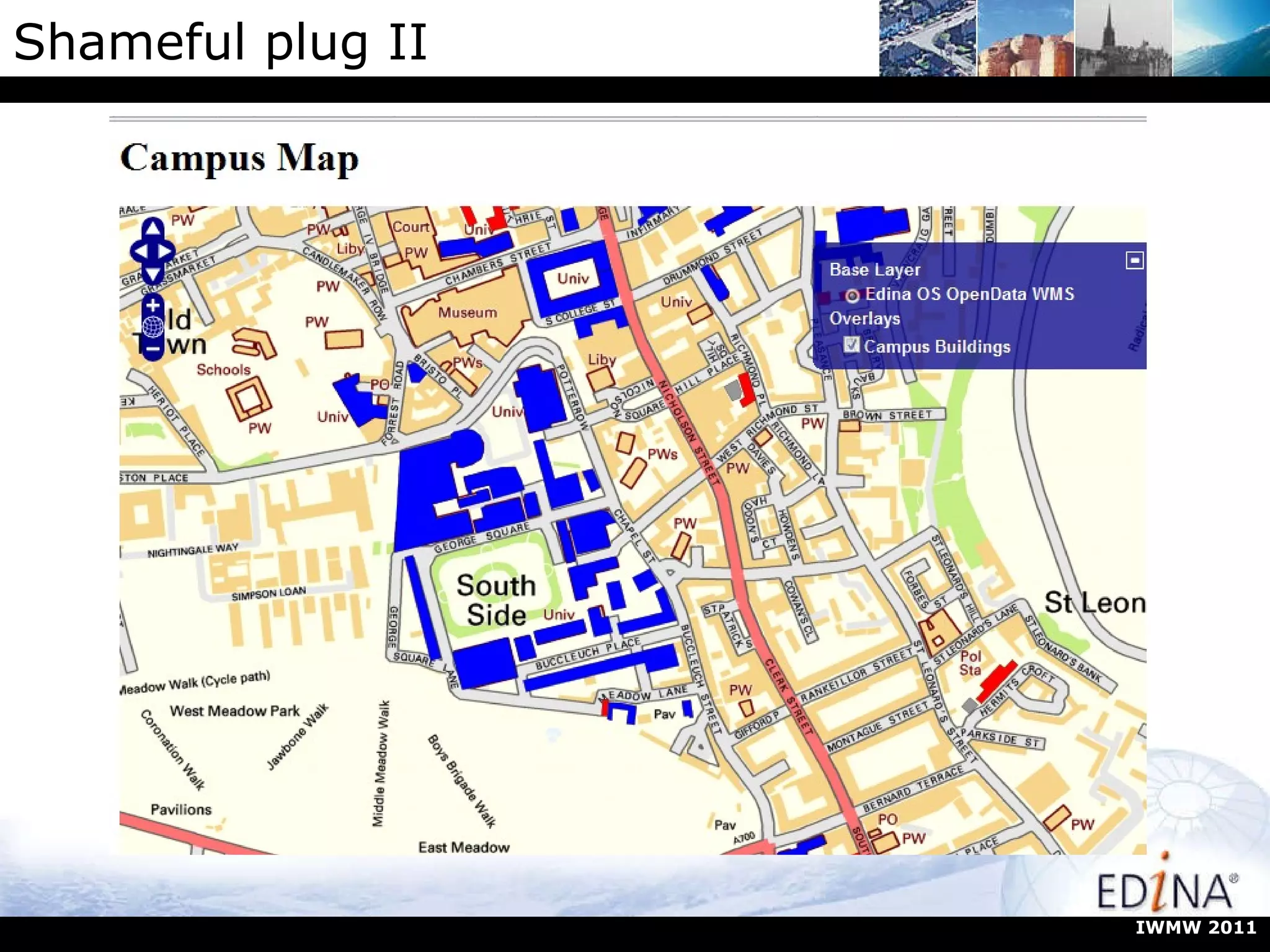 Shameful plug II IWMW 2011 