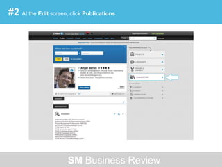 #2 At the Edit screen, click Publications




                      ServiceManagers.org
 