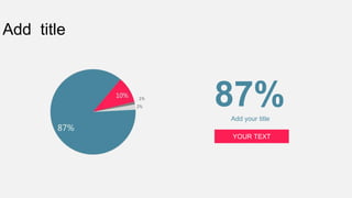 Add title
87%
YOUR TEXT
Add your title
 