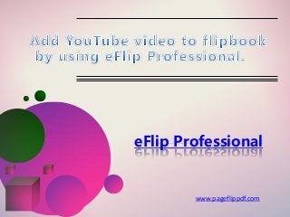eFlip Professional
www.pageflippdf.com
 