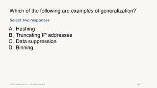 Data Privacy Patterns in databricks for data engineering professional ...
