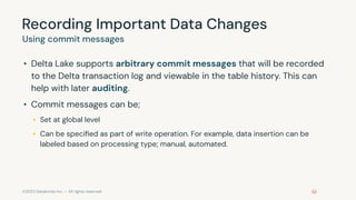 Data Privacy Patterns in databricks for data engineering professional ...