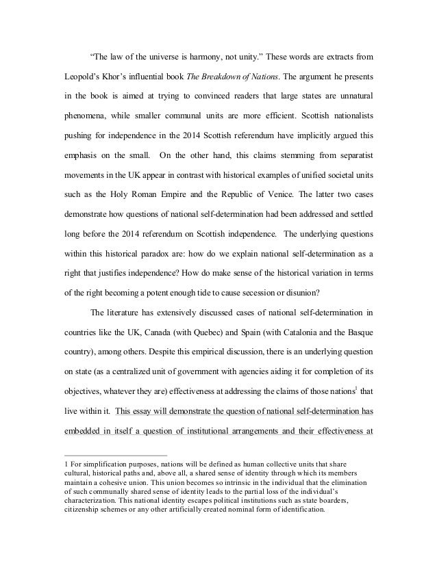 Jane Eyre Essay Thesis Examples Of Good Essays In English also Example Of Essay With Thesis Statement What The Scottish Referendum Can Reveal About State Development A Healthy Mind In A Healthy Body Essay