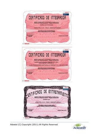 Adeatel (C) Copyright (2011) All Rights Reserved
12
 