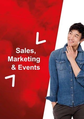 Sales,
Marketing
& Events
 