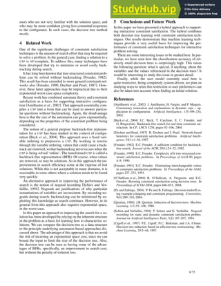 A Decision Tree Learning And Constraint Satisfaction Hybrid For ...