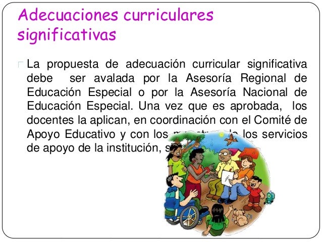 Resultado de imagen para ADECUACIÓN CURRICULARES   SIGNIFICATIVAS