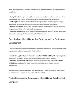 A Deep Dive into Flutter Vs. React Native: Which One is the Best for ...
