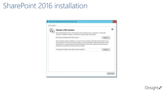 A Deep Dive into SharePoint 2016 architecture and deployment | PPTX