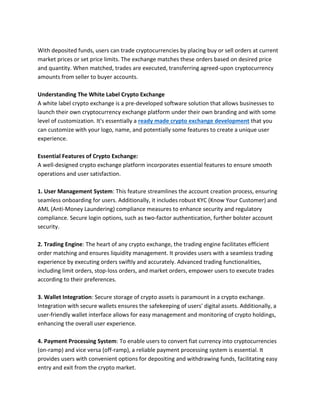 Как работает Crypto Matching Engine