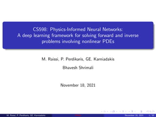 A deep learning framework for solving forward and inverse problems ...