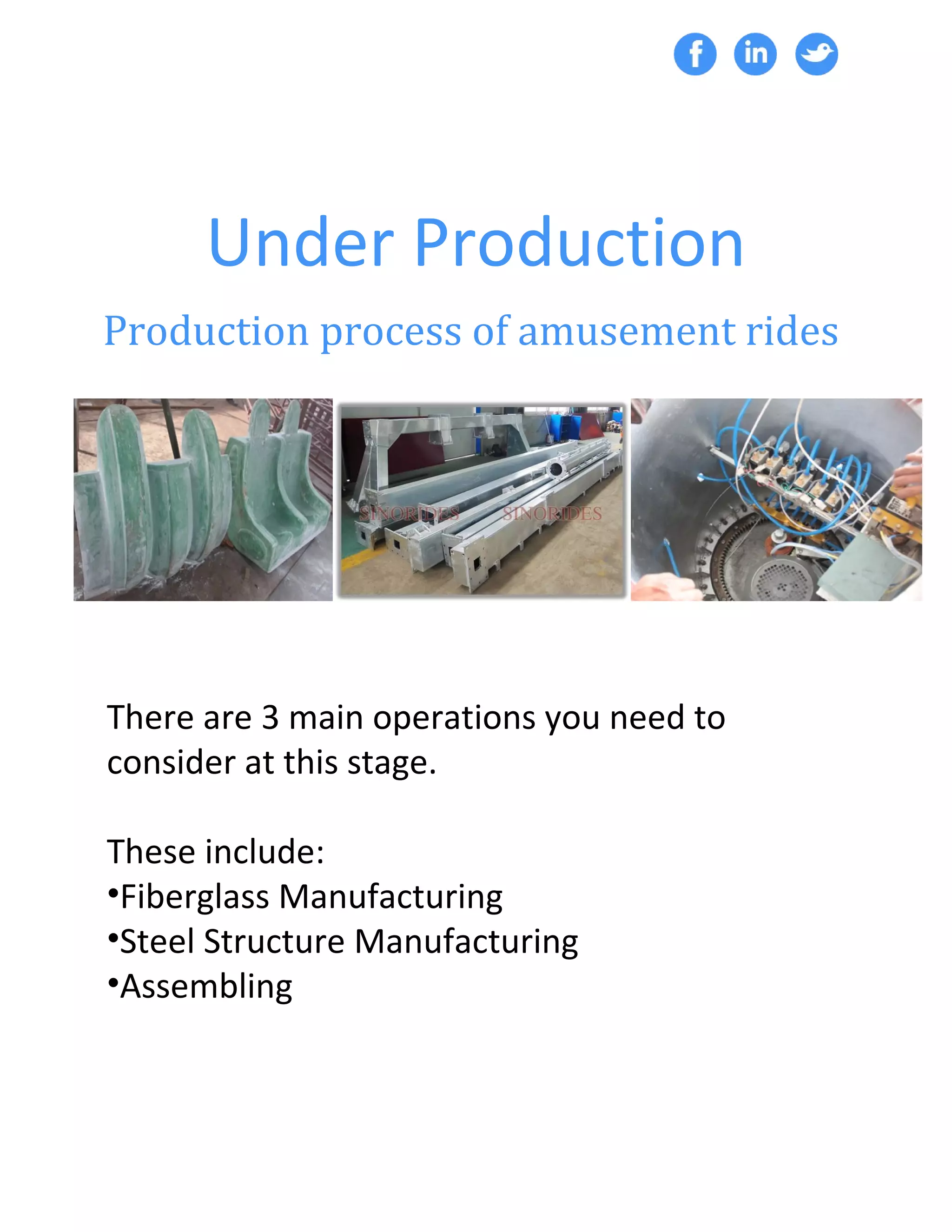 Definite guide to amusement rides manufacturing process | PPT