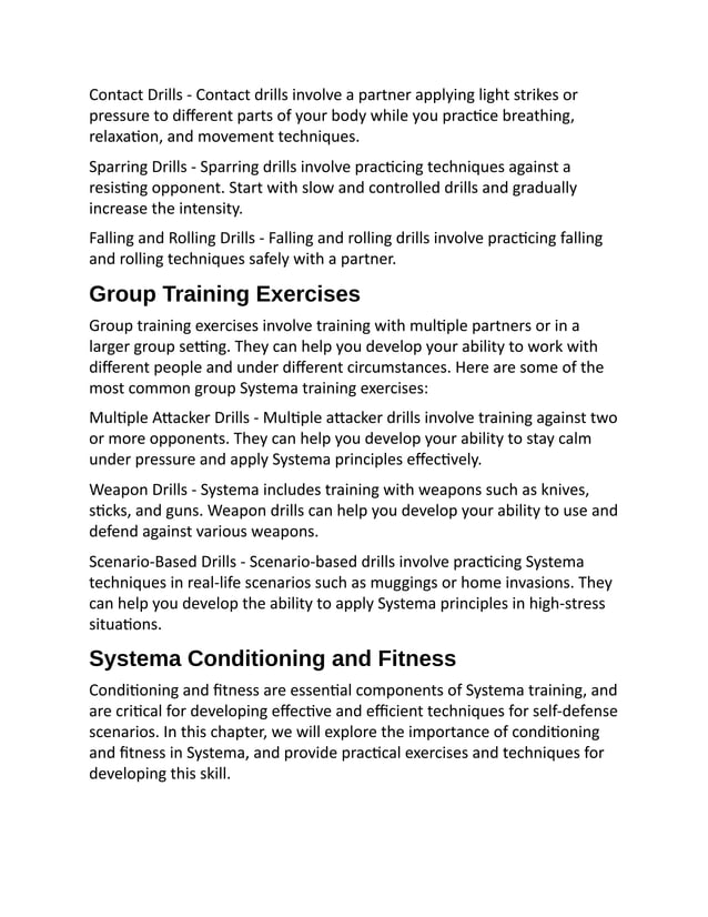 A Definitive Guide to Systema Training.pdf | Physical Therapy | Wellness