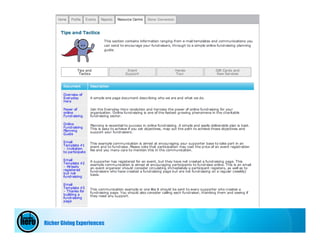 Richer Giving Experiences
 