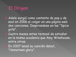 powerpoint de adele | PPTX