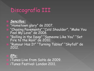 powerpoint de adele | PPTX