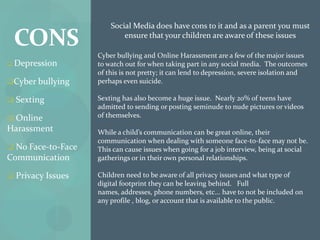 Social Media and Children