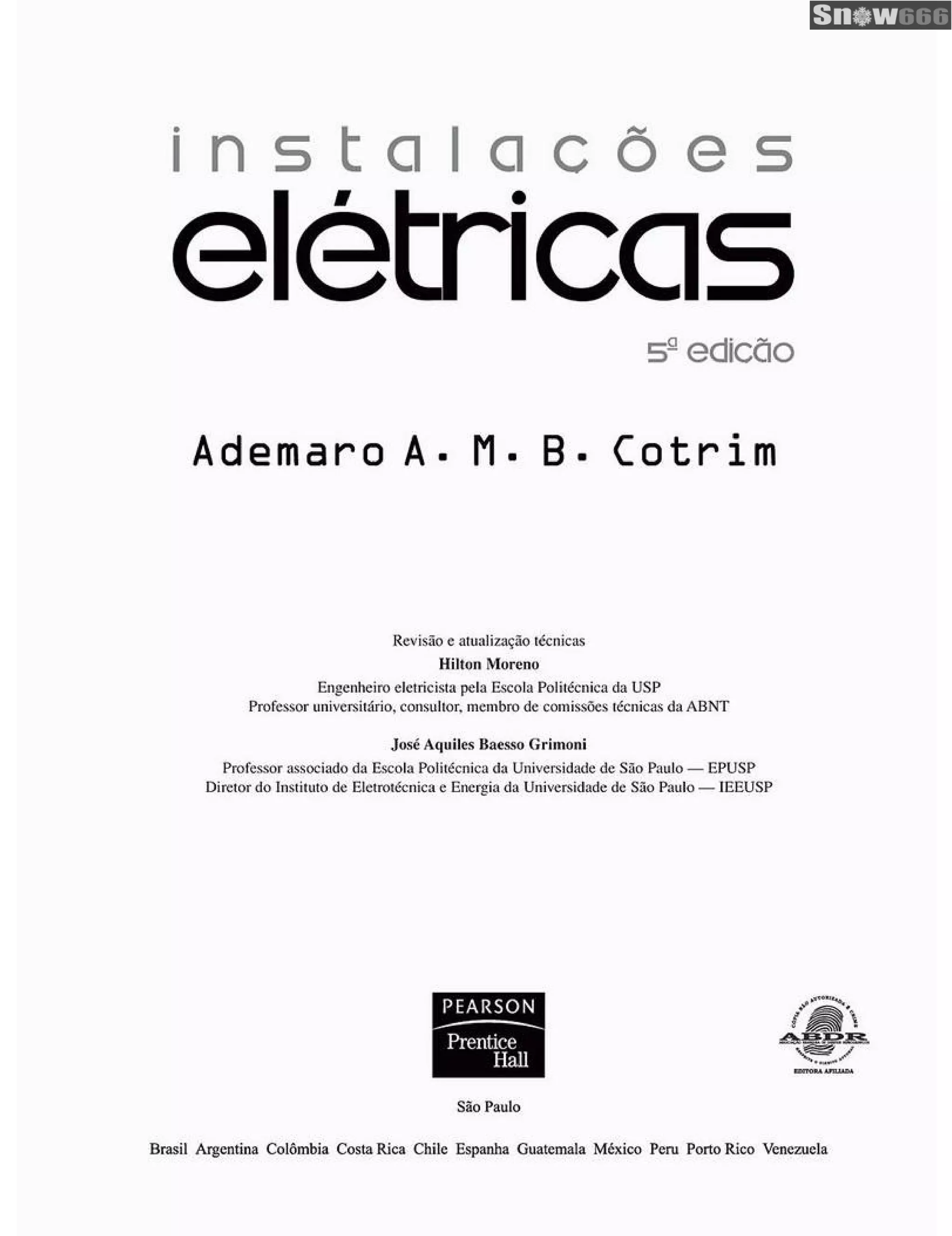 Ademaro contrim instalações elétricas
