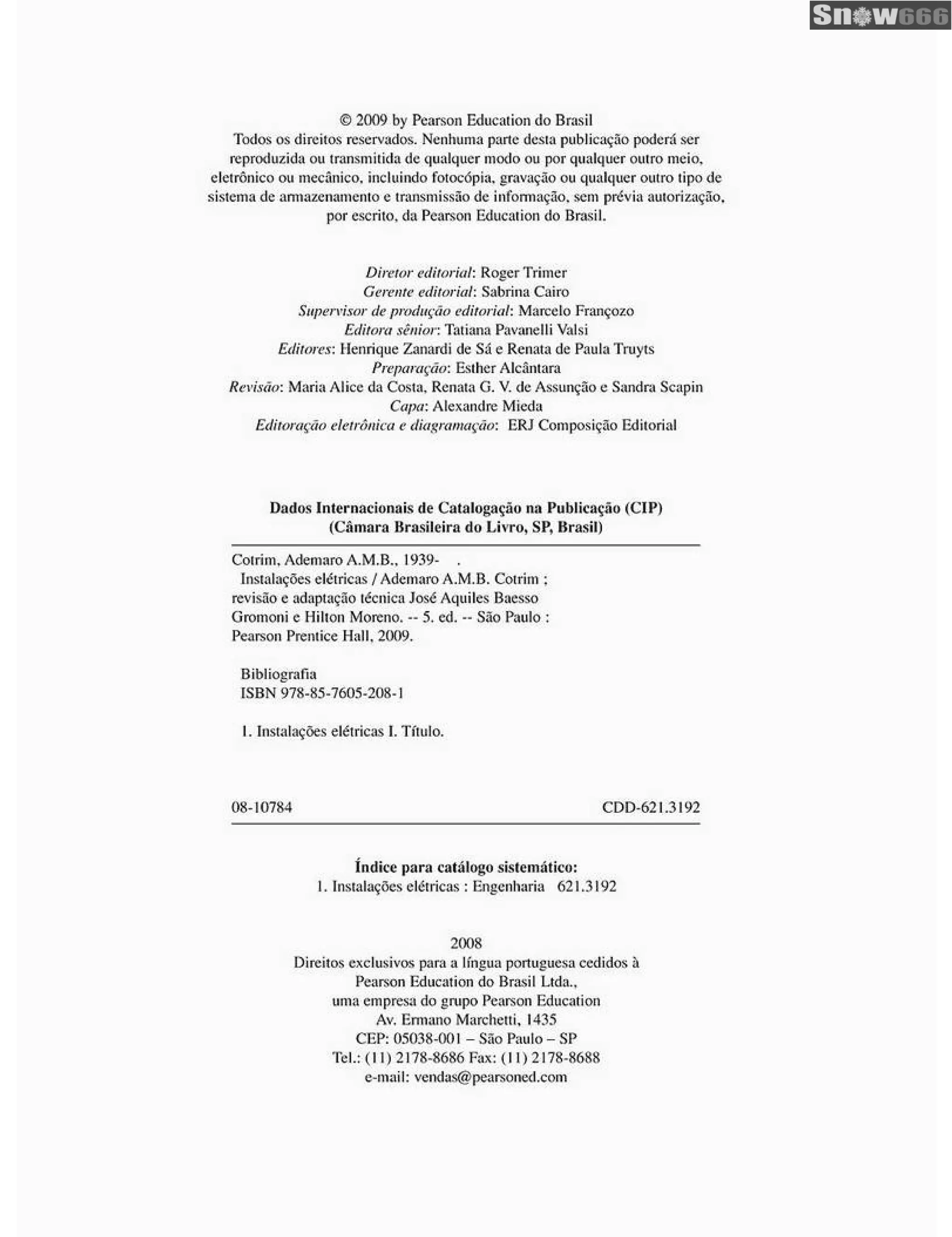 Ademaro contrim instalações elétricas