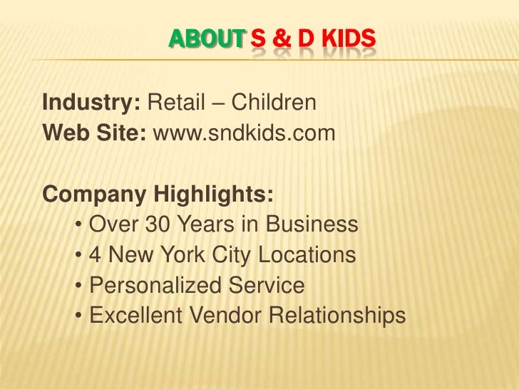 Ademero Customer Success Story Of S D Kids