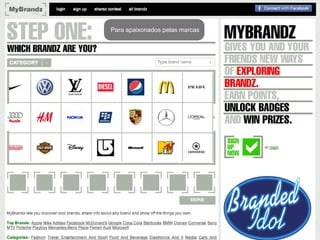 Para apaixonados pelas marcas
 