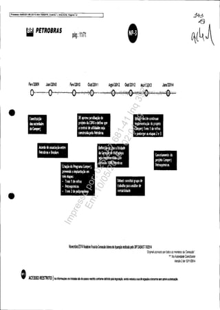 IProcesso 5083351-89.201<t.4CI4.7OOOIPR, EventO 1. ANEX09, Pagina 12
•
~ PETROBRAS
Fev/2009 Jan/1010
pà~,: 1W1
Fev/1010 Out/2011
"DE iipfOIãparaliwç4odo
prOjilOdaCllPU edelineque
a1:!1ltralt'!Iliilidales!rj4
coostruí4ipeia~
,
Ago/20n Out/2012 Mar/1013
DAbIst (00llíbrigr~ de
trabaIOO paraanálise de
rentib_
Jan/1014
NovembronoHReáFmaldaConissállnIemadeAp~~ ~stiluija~bOWO!llAsrIOn~14
ünginaJaSSinadO por:orJosOS ,T~mbros di COllJJJsio'
,. Via Aulondade Conslluirne
Versão2de 1211JaoI4
, ACESSO RESTRITO IAs informaçõesoratratrdassIodullSsoIeSIiiIoCOllf_defini.,pe~Ieg~~,selllovedadaaSUldvilgaÇ!oa!m1O!sem pr!1aautofila;ào.
Impressopor:025.287.681-41Inq3979
Em:10/05/2016-02:04:19
 